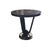 1980s Round Black Wooden Table, 1980s For Sale - Image 5 of 8