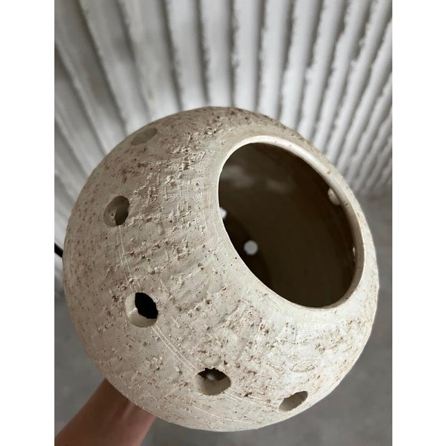Hand-Crafted Textured Pendant Lights, Set of 2 For Sale - Image 4 of 6