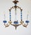 Rococo 19th Century French Louis XV Style Sevres Porcelain Chandelier With Gilt Bronze For Sale - Image 3 of 12