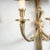 Black Mid-Century Modern Neoclassical Silvered Bronze Sconces - a Pair For Sale - Image 8 of 9
