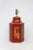 Vintage Red Painted Chinese Characters Tole Tea Caddy Lamp "No.1" For Sale - Image 4 of 7