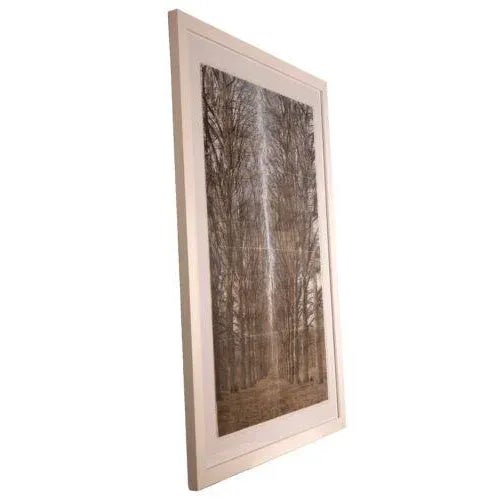 Impressionist Esteban Chavez Allee Alley of Trees Signed Hand Colored Lithograph on Paper For Sale - Image 3 of 12