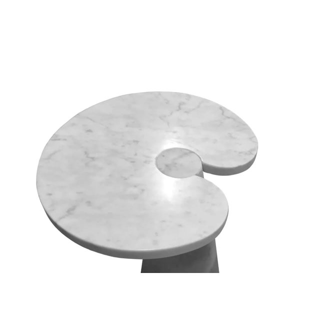 White Carrara Marble Eros Coffee Tables by Angelo Mangiarotti for Skipper, 1976, Set of 2 For Sale - Image 6 of 12