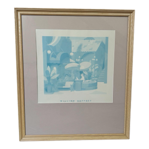 Offset Lithograph by William Buffett