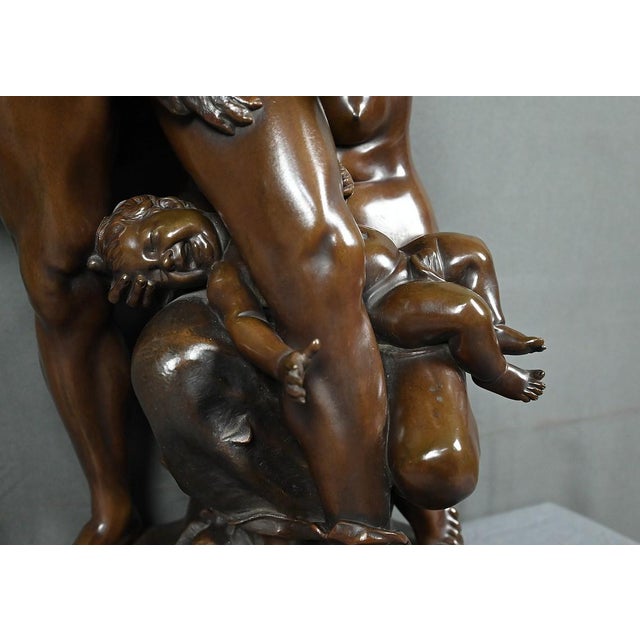 Boisseau, The Defense of the Hearth, Late 19th Century, Bronze For Sale - Image 12 of 18