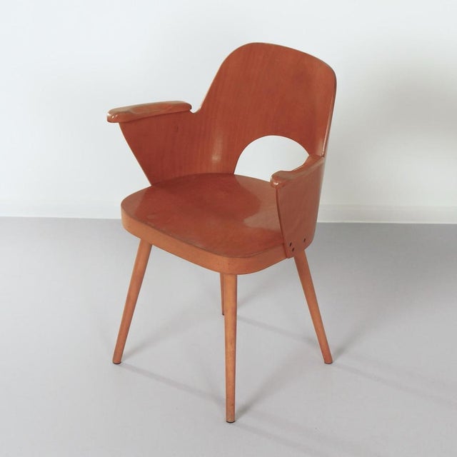 Vintage Armchair 1515 by Oswald Haerdtl for Thonet, 1950s For Sale - Image 5 of 12