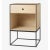 49 oak frame sideboard with 1 drawer by Lassen Dimensions: W 49 x D 42 x H 77 cm Materials: Finér, Melamin, Melamine,...
