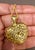 Invisible Mystery Set Sapphire and Diamond Heart Pendant 18 Karat Yellow Gold For Sale - Image 17 of 18