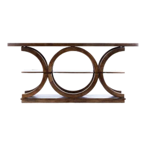 Stowe Rustic Console Table, Medium Brown