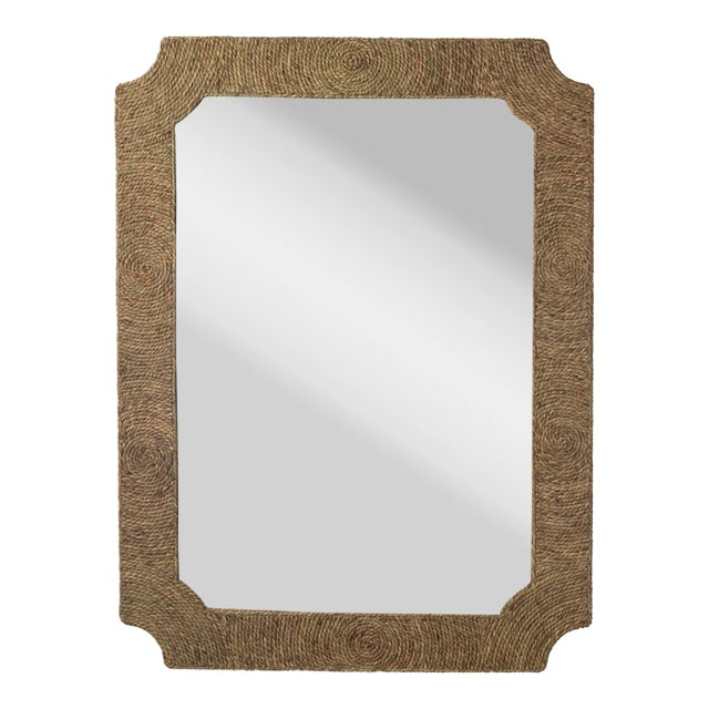Jamie Young Marina Seagrass Mirror For Sale