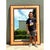 Vintage Seagrass Studded Wood Floor Mirror For Sale - Image 14 of 15