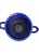 Vintage Cobalt Blue Glazed Glazed Ceramic Urn-Form Vase With Loop Handles For Sale In West Palm - Image 6 of 12