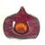 Glass Walter Blenko Jack in the Pulpit Glass Amberina Ribbed Signed Vase For Sale - Image 7 of 8