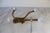 Victorian Vintage Brass and White Porcelain 4-Hook Wall Mount Coat or Hat Hanger For Sale - Image 3 of 8
