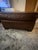 Animal Skin Mitchell Gold + Bob Williams Leather Chair and Ottoman Set For Sale - Image 7 of 10