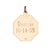 Distinct & stylish vintage charm crafted in 14 karat yellow gold (circa 1955). The sweet charm "I'll Never Stop Loving...