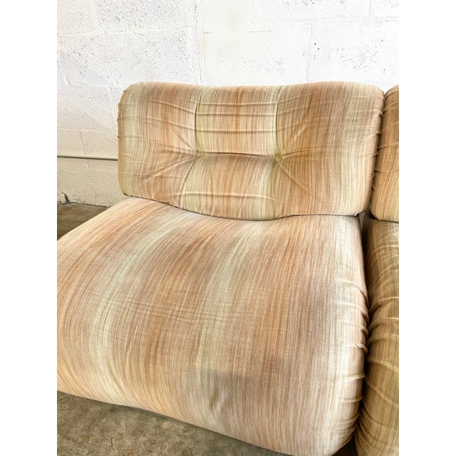Vintage Mid Century Modern Modular Lounge Chairs For Sale - Image 12 of 16