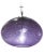 Tempo Orbit Pendant Light from the Boa Lantern Collection in Blue Lilac For Sale - Image 4 of 4