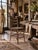 Brown Antique Early 20th Century Riveted Metal Chair With Wood Seat For Sale - Image 8 of 9