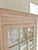 French Country Shabby Chic Glazed Display Cabinet in Patined Wood, 1930s For Sale - Image 3 of 15