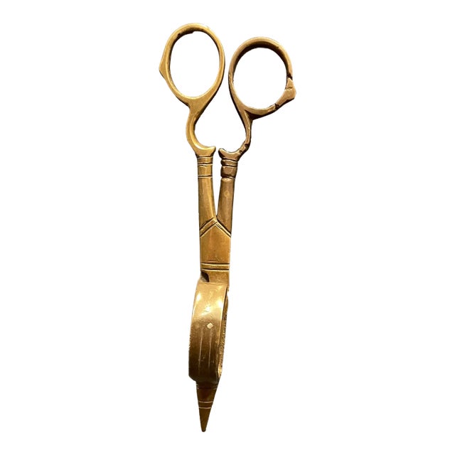 Vintage Brass Candle Snuffers For Sale
