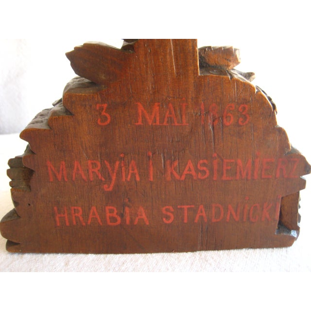 Mid 19th Century Black Forest Holy Water Cross For Sale - Image 11 of 12