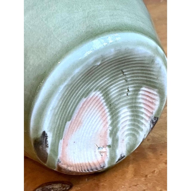 Vintage Abstract Ceramic Vase For Sale - Image 9 of 12