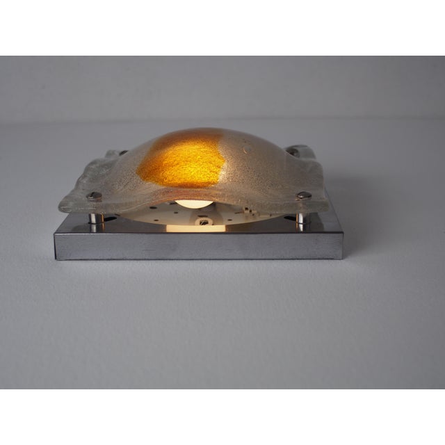 Sconce by Toni Zuccheri for A.V. Mazzega, Italy, 1970s For Sale - Image 9 of 18