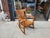Wood 1920s Oak Rocking Chair For Sale - Image 7 of 12