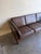 Vintage Danish Brown Leather Sofa in Style of Stouby | Mid-Century Modern 3-Seat Couch For Sale - Image 4 of 10