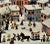 Folk Art Madeleine (Mady) De La Giraudiere, Village en Hiver, Circa 1980 For Sale - Image 3 of 8