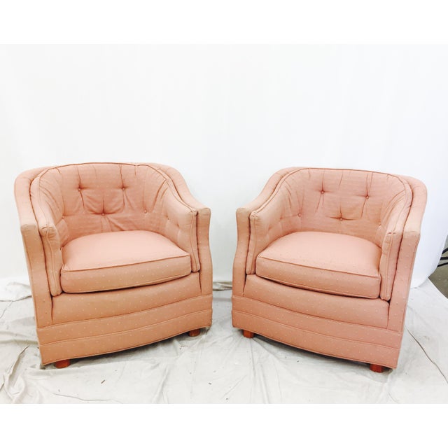 Vintage Henredon Co. MidCentury Club Chairs A Pair Chairish