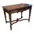 Antique Louis XVI Marble Top Intricately Carved Gilt Wood Table For Sale