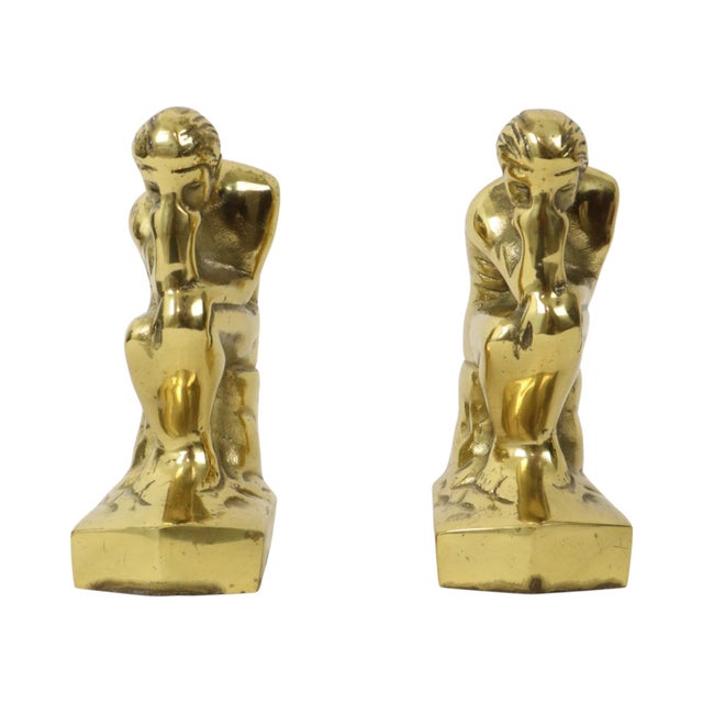 1960s Italian Brass Bookends, 1960s, Set of 2 For Sale - Image 5 of 13