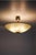 Scandinavian Modern Flush Mount in Glass and Nickel-Plated Metal, 1940s For Sale - Image 6 of 11