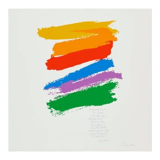 Corita Kent, “Promise,” Signed Serigraph, Edition of 200, 1978 For Sale