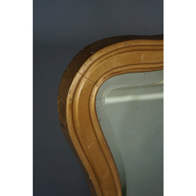 Gold Art Deco Biomorphic Organic Mirror, 1920s For Sale - Image 8 of 11