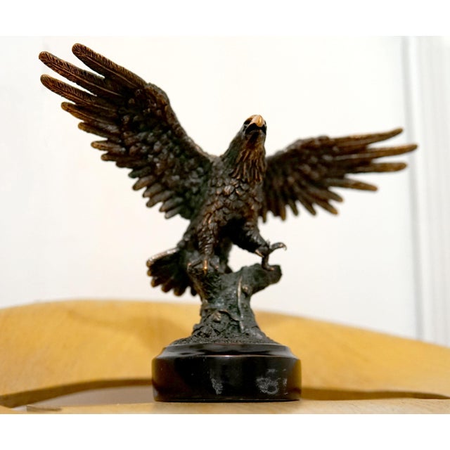 Vintage Copper Plated Eagle In-Flight Sculpture For Sale - Image 13 of 13