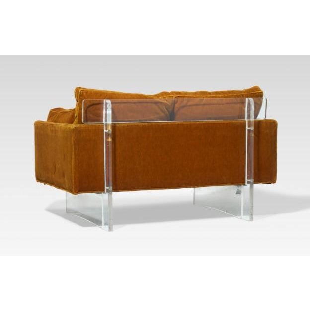 Mid-Century Modern Attributed to Vladimir Kagan Settee, circa 1965 For Sale - Image 3 of 13