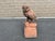 English Owl Garden Ornament in Aged Terracotta For Sale - Image 17 of 18