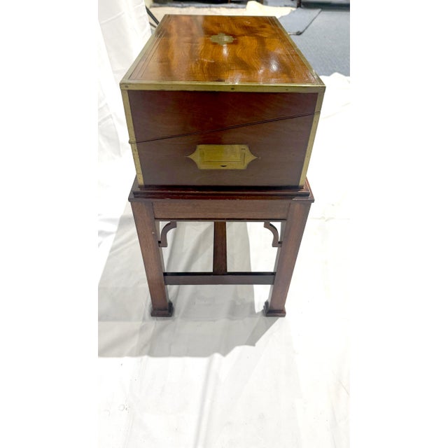 Thomas Lund Early to Mid 1800s English Lap Desk For Sale - Image 4 of 12