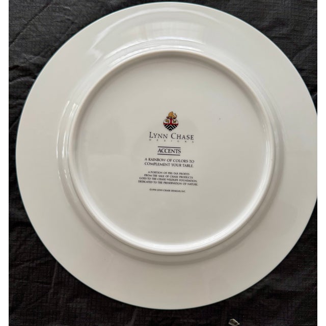 American 1990s Lynn Chase Accents Large Leaf Dinner Plate For Sale - Image 3 of 3