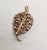 Vintage Alfred Philippe for Crown Trifari Goldtone Clear Rhinestone Leaf Brooch For Sale In Philadelphia - Image 6 of 8