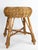 1960s Vintage Wicker Stool, 1960 For Sale - Image 5 of 6