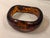 1970s 1970s Italian Lucite Tortoise Shell Abstract Bangle For Sale - Image 5 of 10
