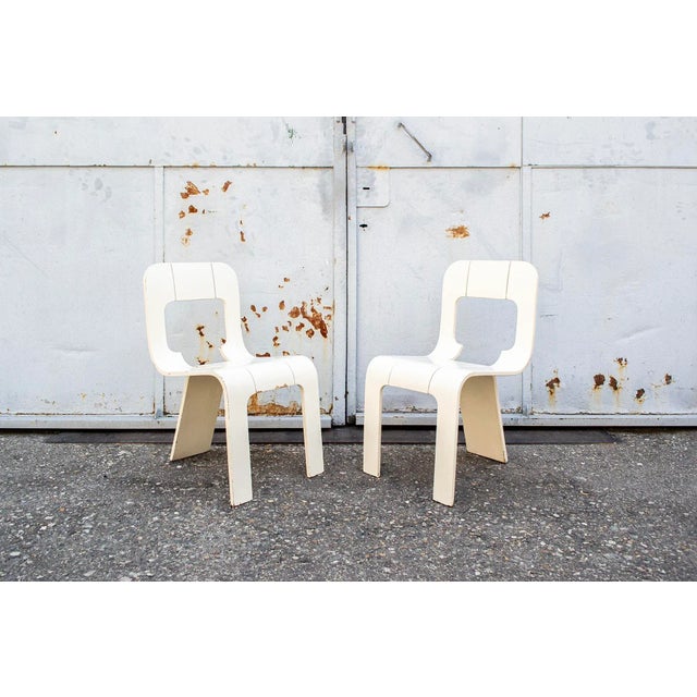 Wooden dining chairs. Esse model Designer Gigi Sabadin Manufacturer Stilwood Year 1973 I have official proof of...