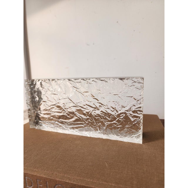 Willy Rizzo Style Lucite Ice Box, Mid Century Modern Lucite Chrome Decorative Box, Hollywood Regency Jewelry Box, Vintage Modernist Desk Box For Sale - Image 12 of 18