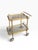 Maison Jansen Vintage Maison Jansen Brass Drinks Trolley Bar Cart For Sale - Image 4 of 13