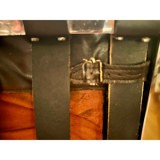 Metal 20th Century Mies Van Der Rohe Barcelona Chairs in Black Leather and Cast Chrome Frame by Knoll For Sale - Image 7 of 11
