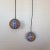 Late 20th Century Murano Pendant Globe Lamps - a Pair For Sale - Image 4 of 4